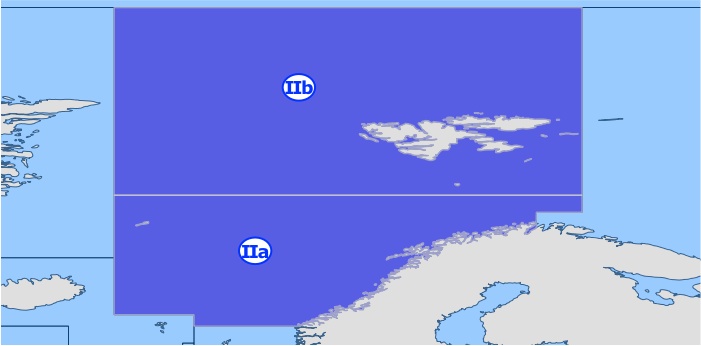 apakšapgabals 27.2 – Norvēģu jūra, Špicbergena un Lāču sala (II apakšapgabals)