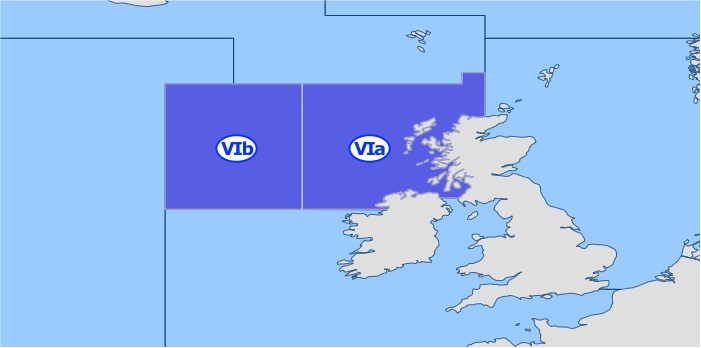Υποζώνη 27.6 – Rockall, Βορειοδυτική Ακτή της Σκωτίας και Βόρεια Ιρλανδία; η Βορειοδυτική Ακτή της Σκωτίας και η Βόρεια Ιρλανδία ονομάζονται επίσης Δυτικά της Σκωτίας (Υποζώνη VI)