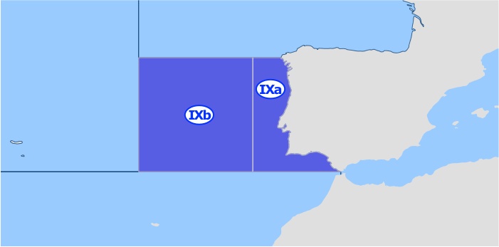 Delområde 27.9 – Portugals farvatten (Delområde IX)