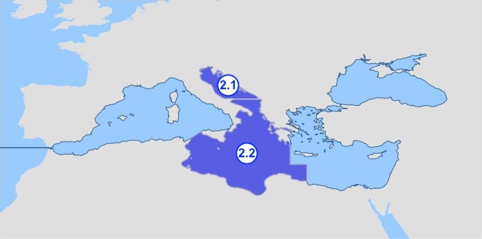 Podoblasť 37.2 – stredná časť Stredozemného mora
