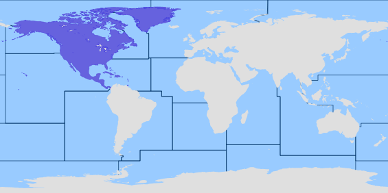 Zonă FAO 2 - America de Nord - Ape interioare