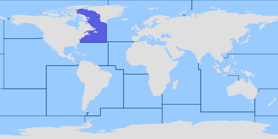 Зона на ФАО 21 - Северозападна част на Атлантическия океан