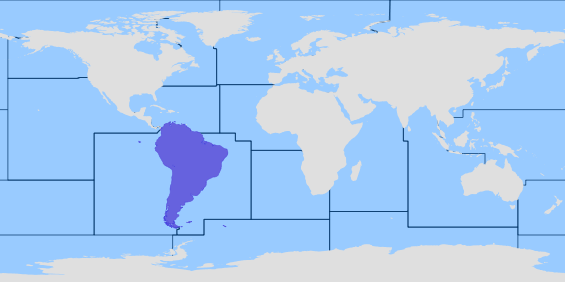 Zona FAO 3 - America del Sud - Acque interne