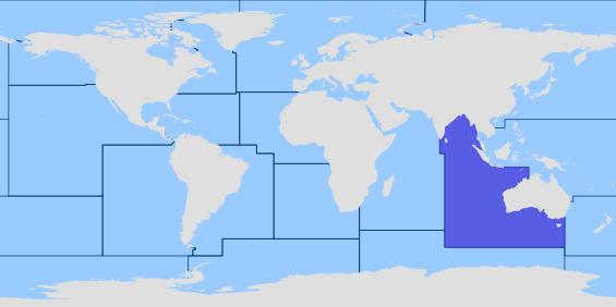 Zona FAO 57 - Océano Índico, oriental