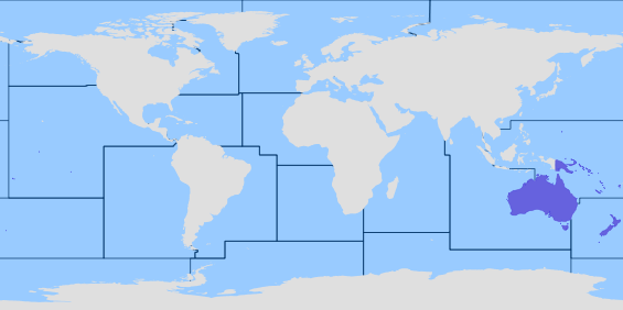 FAO-terület 6 - Óceánia - Belvizek