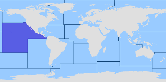 Oblasť FAO 77 - Tichý oceán, stredovýchod