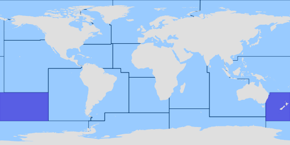 Zone FAO 81 - Pacifique, sud-ouest