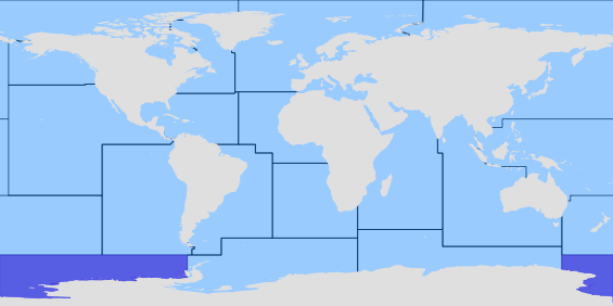 FAO apgabals 88 - Klusais Okeāns Antarktisks