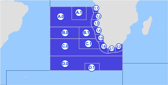 Zonă FAO 47 - Atlanticul de Sud-Est