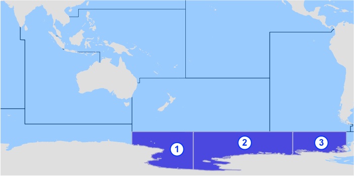 Zone FAO 88 - Pacifique, Antarctique