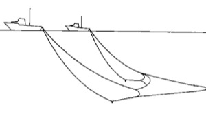 Pelagische Zweischiffschleppnetze