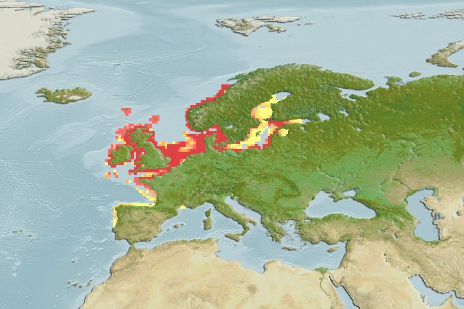 Aquamaps - Computer Generated Native Distribution Map for Lampetra fluviatilis
