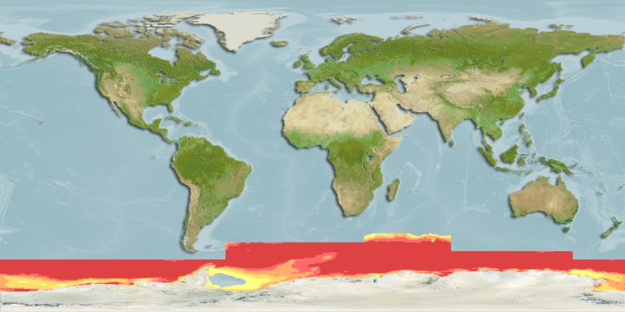 Aquamaps - Computer Generated Native Distribution Map for Thysanoessa macrura